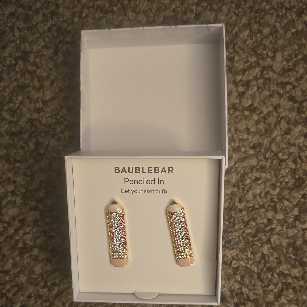 BaubleBar Multicolor Penciled In Earrings